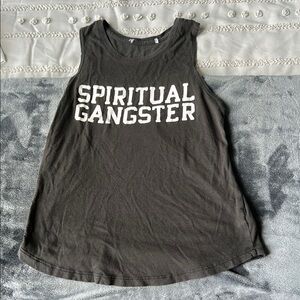 Spiritual Gangster Black Tank Top